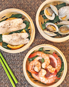 Steamed Seafood Medley