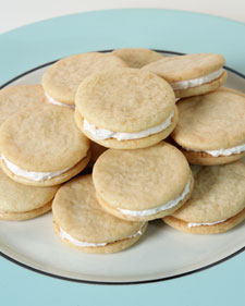 Pink Grapefruit Sandwich Cookies