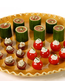 Herbed Goat Cheese in Cherry-Tomato Cups