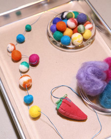 Felted Bead Jewelry 