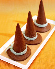 Chocolate Witchs Hats Chocolate Witchs Hats: Martha Stewart