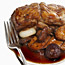 Braised Monkfish with Wild Mushrooms and Cipollini Onions