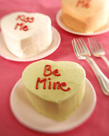 Mini Heart-Shaped Cake