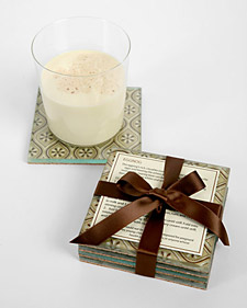 Gift-Wrap Coasters 