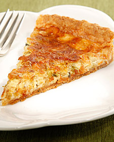 Caramelized Leek Quiche