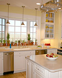 Island and Pot Rack