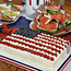 Flag Sheet Cake
