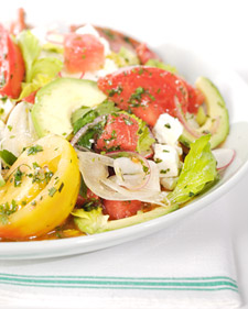 Heirloom Tomato and Watermelon Salad