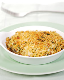 Oyster, Eggplant, and Tasso Gratin