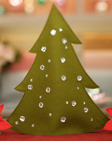 Felt Tree Bottle Covers