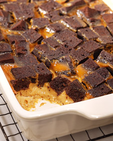 Chocolate Caramel Bread Pudding