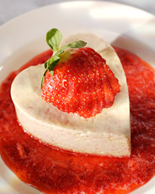 Heart-Shaped Strawberry Parfaits