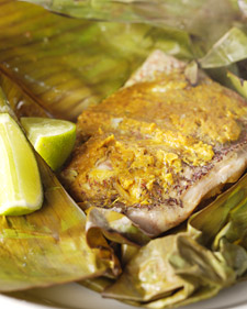 Banana-Leaf-Wrapped Snapper