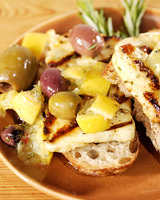 Grilled Halloumi Cheese