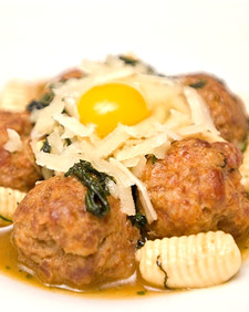 Image of Spicy Duck Meatballs With Mint Cavatelli, Martha Stewart