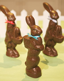 Faux-Chocolate Bunnies