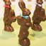 Faux-Chocolate Bunnies
