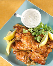 Indian-Spiced Chicken with Raita