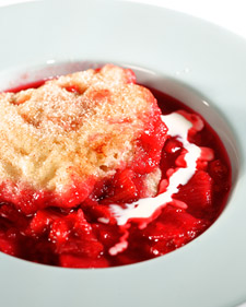 Image of Raspberry-Rhubarb Grunt, Martha Stewart