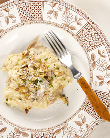 Image of Duck And Pumpkin Risotto With Spicy Pumpkin Seeds, Martha Stewart