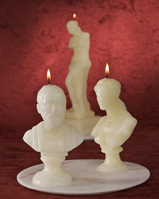 Hippocrates Bust Candle