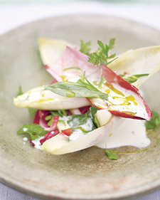 Sweet Pear and Apple Salad with Endive 