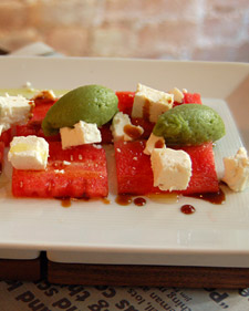 Watermelon Feta Salad with Mint Sorbet