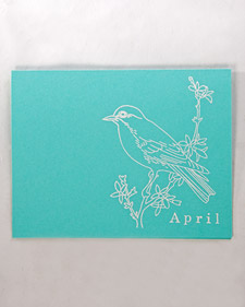 Heat-Embossed Personalized Stationery 