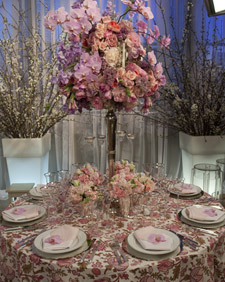 flowers for table setting for wedding