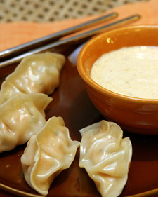 Chicken and Thai Basil Dumplings