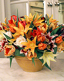 Arranging Tulips