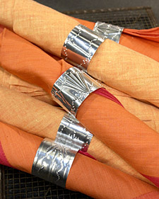 Punched "Tin" Napkin Rings