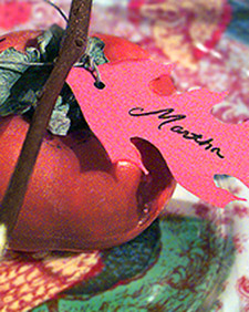 Thanksgiving Place Cards Thanksgiving Place Cards: Martha Stewart