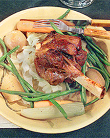 Raymond's Glazed Lamb Shanks