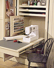 sewing closet sewing closet