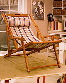 Ticking Beach Chair