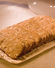 Lemon-Scented Ginger Almond Crisps