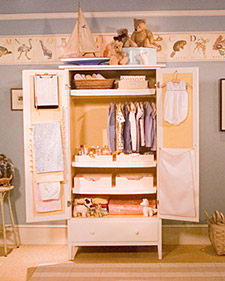 Organizing Baby's Armoire