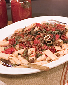 Rigatoni with Sausage and Broccoli Rabe