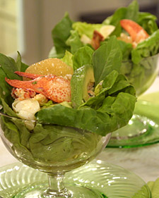 Image of Lobster Salad With Grapefruit, Avocado, And Hearts Of Palm, Martha Stewart