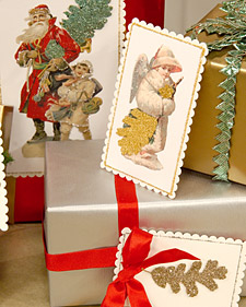 Glittered Cards with Melissa: Martha Stewart