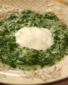 Creamed Spinach with Mrs. Kostyra