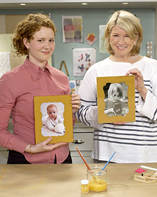 Painted Glass Picture Frames