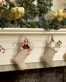 Embossed Velvet Stockings: Martha Stewart