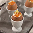 Caviar-Topped Scrambled Eggs in Eggshells