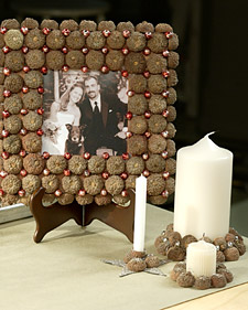 Acorn Cap Candleholders