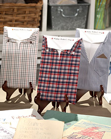 Button-Down Father's Day Card