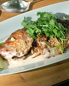 Image of Whole Snapper With Balinese Spices, Martha Stewart