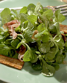 Image of Mache, Prosciutto, And Parsnip Salad, Martha Stewart