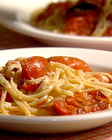 Grilled Tomato Linguine